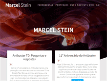 Tablet Screenshot of marcelstein.com
